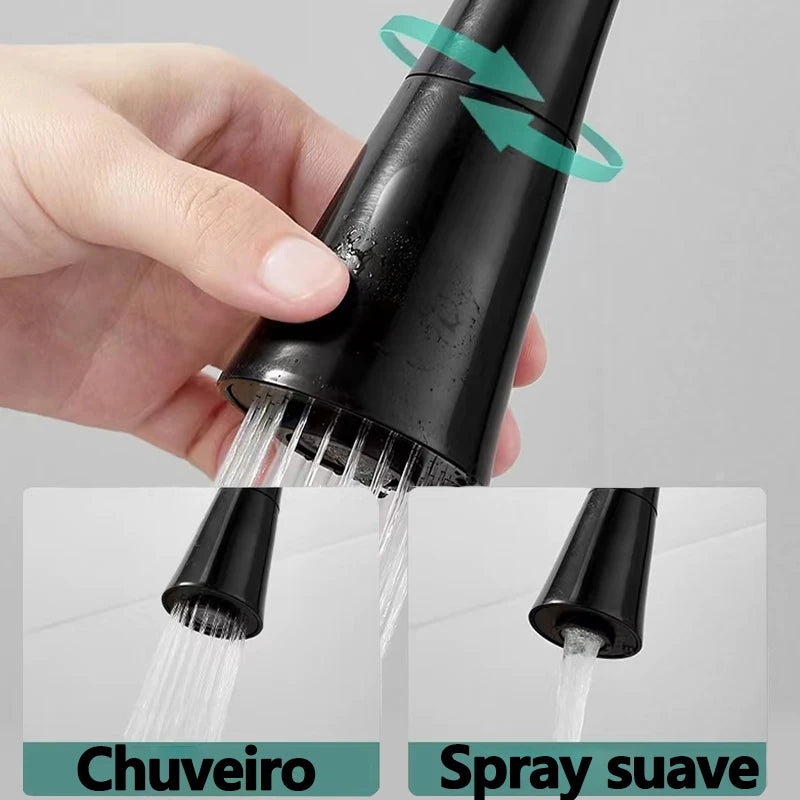Torneira Flex Cone Black