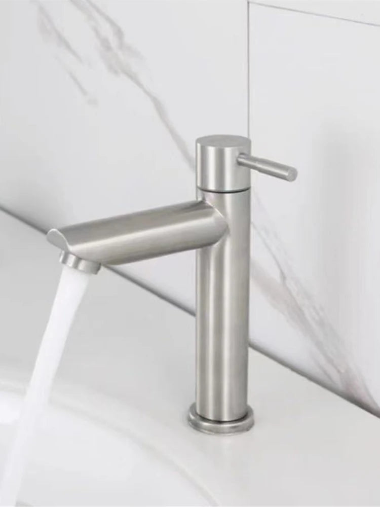 Torneira Minimalista Inox Flow