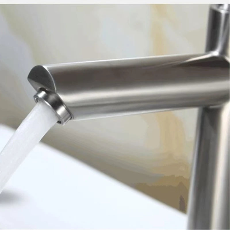 Torneira Minimalista Inox Flow