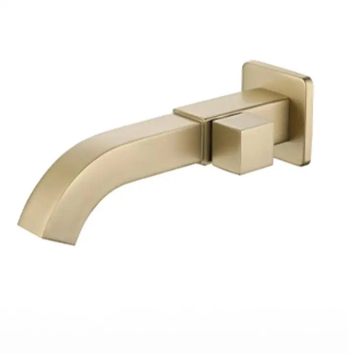 Torneira Escovada para Banheiro com Alavanca Lateral Design Moderno