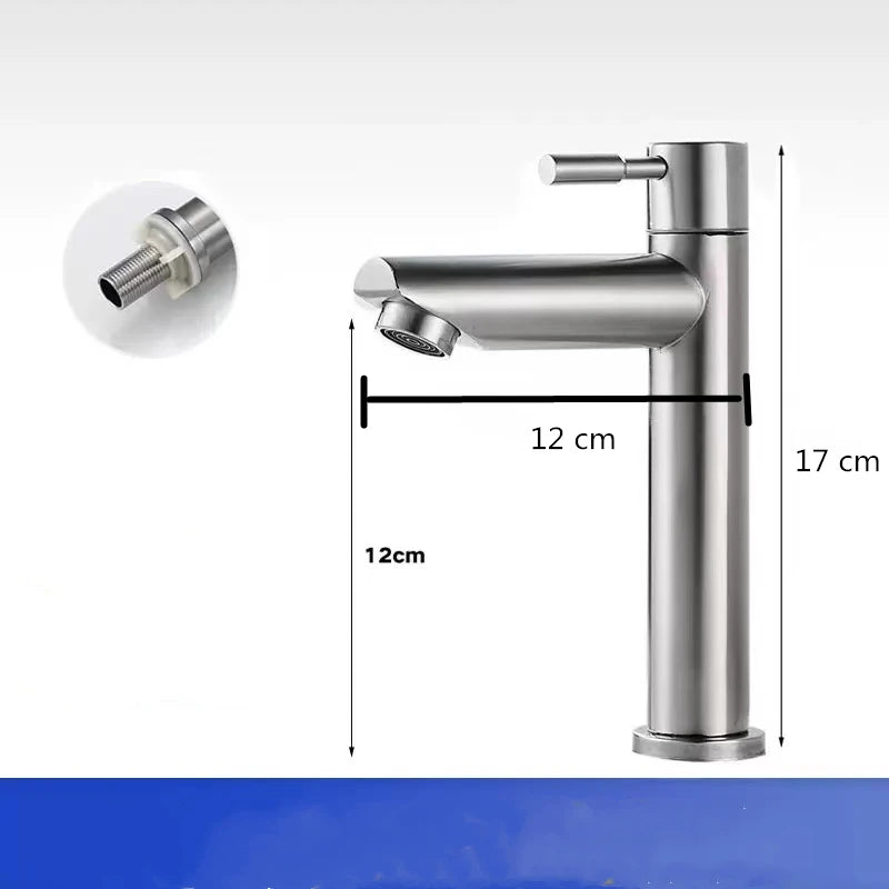 Torneira Minimalista Inox Flow