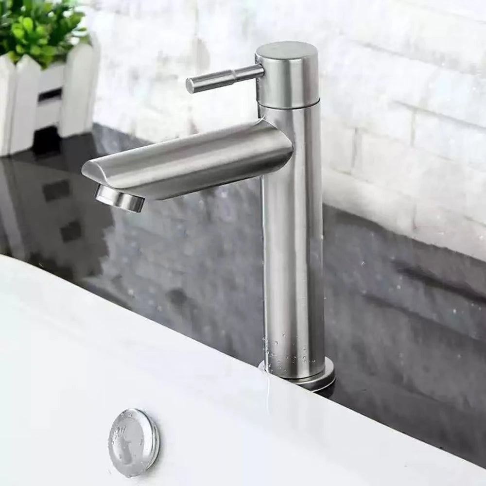 Torneira Minimalista Inox Flow